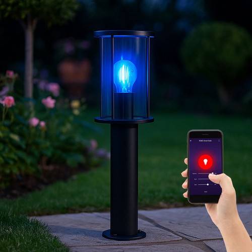 Borne lumineuse lampadaire - borne,