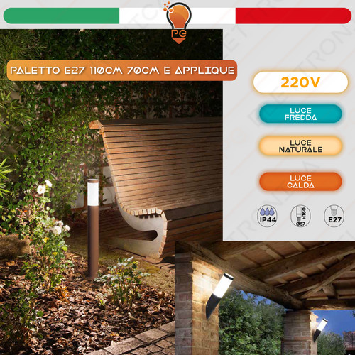Intec lampadaire jardin - jardin, m